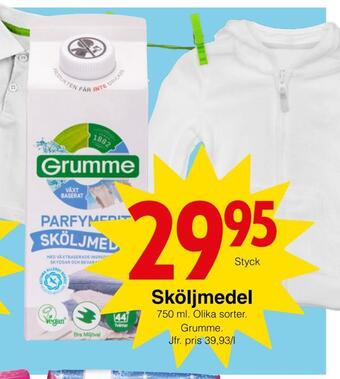 Matöppet Sköljmedel erbjuda