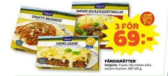 Stora Coop Färdigrätter erbjuda