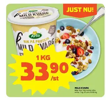 Stora Coop Mild kvarg erbjuda
