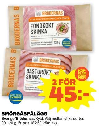 Stora Coop Smörgåspålägg erbjuda