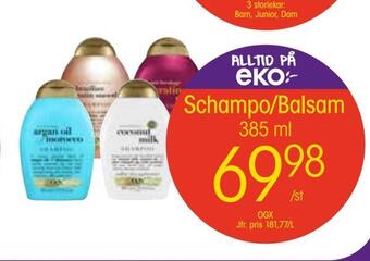 EKO Schampo/balsam erbjuda