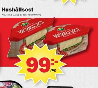 Pekås Arla hushållsost erbjuda