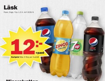 Pekås Pepsi läskedryck erbjuda