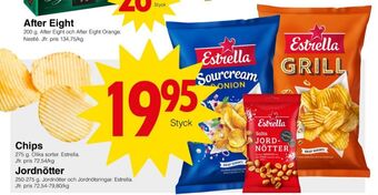 Matöppet Estrella chips erbjuda