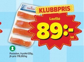 Östenssons Poseidon laxfilé erbjuda