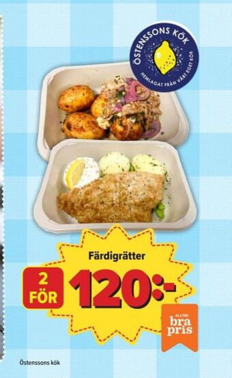 Östenssons Östenssons färdigrätter erbjuda