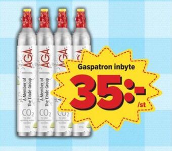Östenssons Aga kolsyrepatron erbjuda