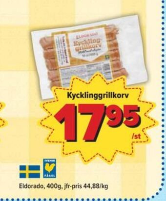 Östenssons Eldorado kycklingkorv erbjuda