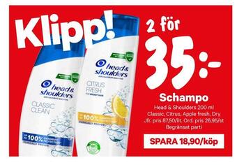 City Gross Schampo erbjuda