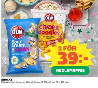 Coop Snacks erbjuda