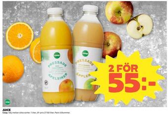 Coop Juice erbjuda