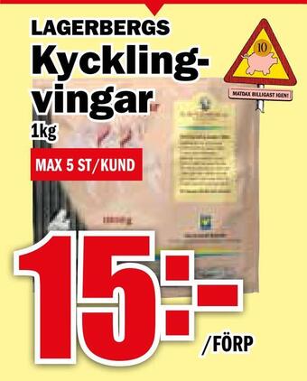 Matdax Kycklingvingar erbjuda