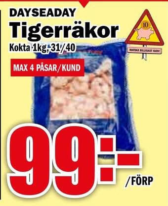 Matdax Tigerräkor erbjuda