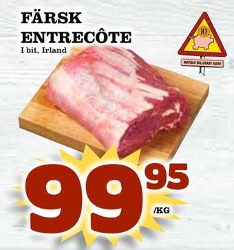 Matdax Färsk entrecôte erbjuda