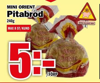 Matdax Pitabröd erbjuda