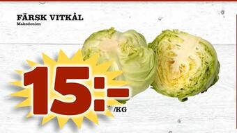 Matdax Färsk vitkål erbjuda