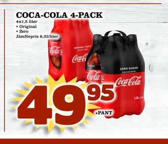 Matvärlden Tensta Coca-cola 4-pack erbjuda