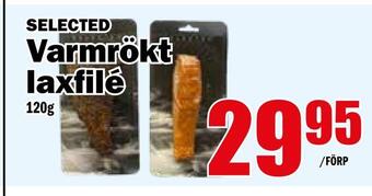 Matdax Varmrökt laxfilé erbjuda