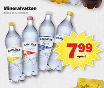 Pekås Mineralvatten erbjuda
