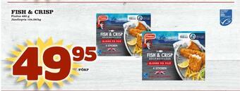 Nya Pulsen Fish & crisp erbjuda