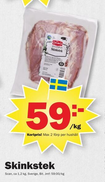 Pekås Skinkstek erbjuda