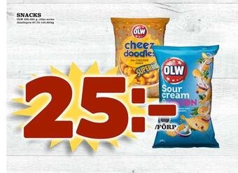 Supergrossen Snacks erbjuda