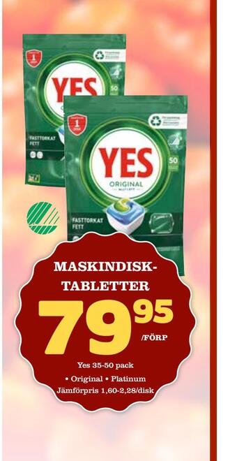Supergrossen Maskindisktabletter erbjuda