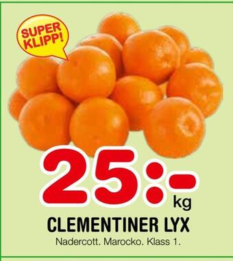 Nya Pulsen Clementiner lyx erbjuda