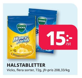 Tempo Halstabletter erbjuda
