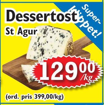 T-jarlen Dessertost erbjuda