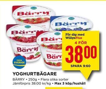 Willys Yoghurtbägare erbjuda