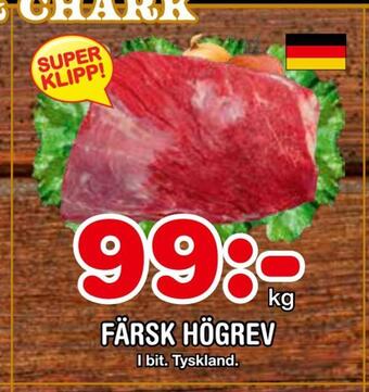 Nya Pulsen Färsk högrev erbjuda