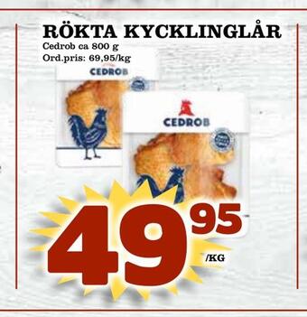 Supergrossen Rökta kycklinglår erbjuda