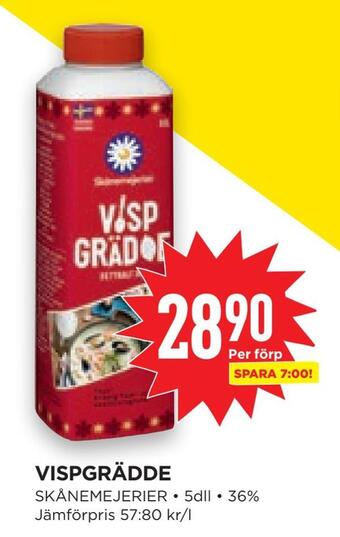 Willys Hemma Vispgrädde erbjuda