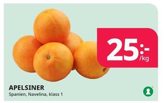 Tempo Apelsiner erbjuda