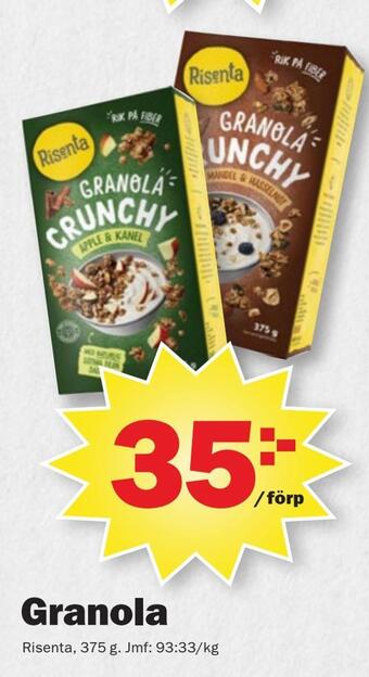 Pekås Granola erbjuda