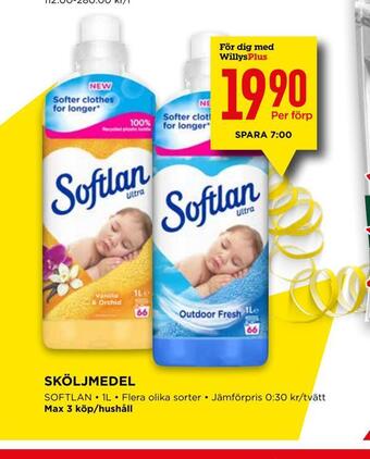 Willys Sköljmedel erbjuda