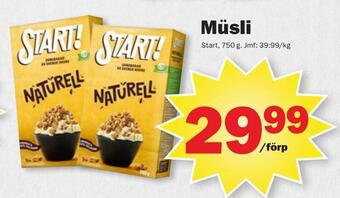 Pekås Müsli erbjuda