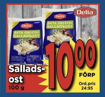 Supergrossen Salladsost erbjuda