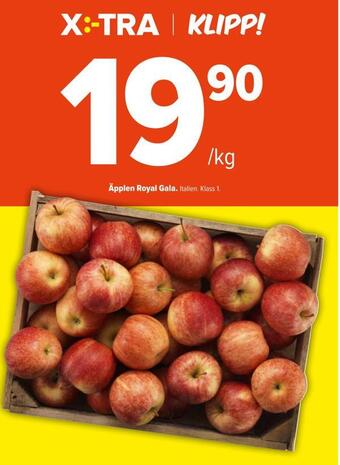 Coop Extra Äpplen royal gala erbjuda
