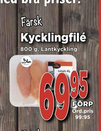 Supergrossen Kycklingfilé erbjuda
