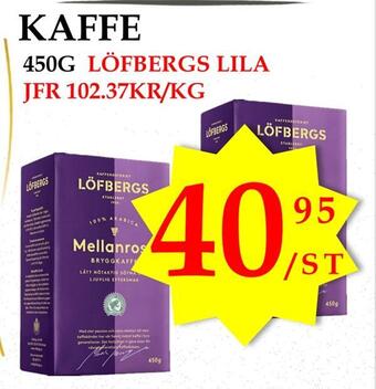Matmixen Kaffe erbjuda