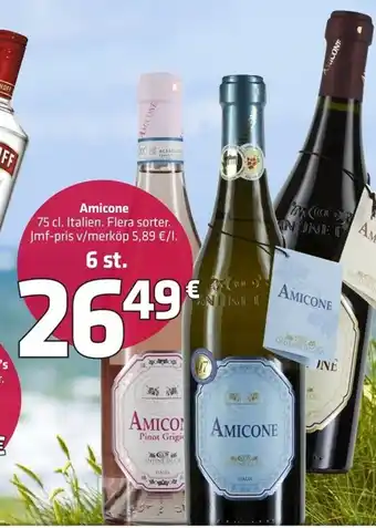 Fleggaard Amicone 6st. 75cl erbjuda