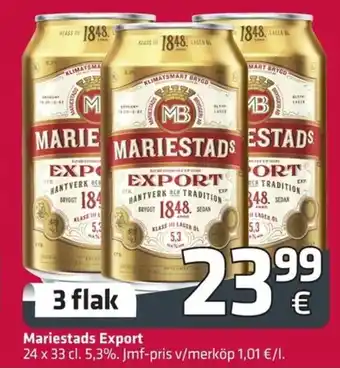 Mariestads Export 24x33cl