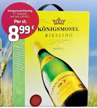 Fleggaard Königsmosel Riesling 3L erbjuda