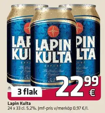 Fleggaard Lapin Kulta 24x33cl erbjuda