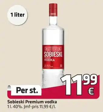Fleggaard Sobieski Premium vodka 1l erbjuda