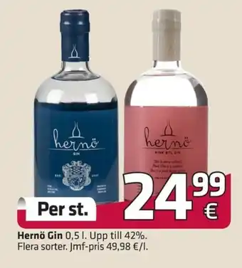 Fleggaard Hernö Gin 0,5L erbjuda