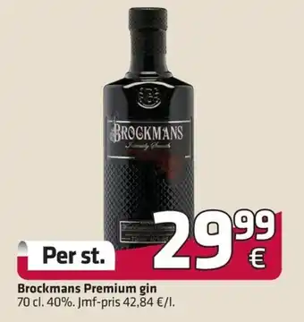 Fleggaard Brockmans Premium gin 70cl erbjuda