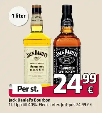 Fleggaard Jack Daniel's Bourbon 1l erbjuda